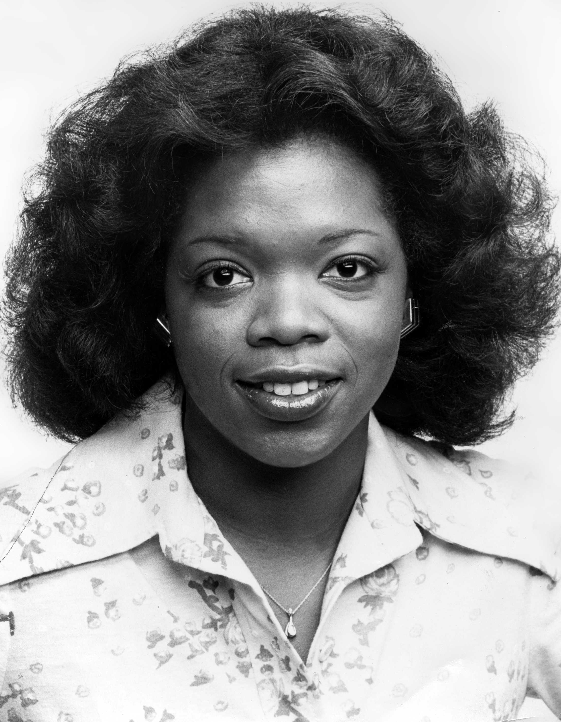 June 26, 1978: Oprah Winfrey upon becoming co-anchor of Eyewitness News on WJZ, with cohost Jerry Turner in Baltimore, Maryland. (Getty Images)